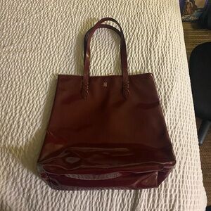 Victoria's Secret Burgundy Tote Bag